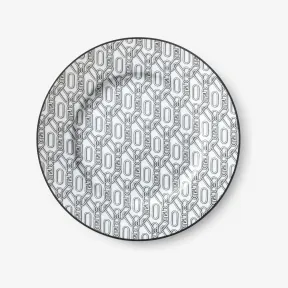 芬迪/Fendi Fendi O’Lock餐盘两件装白色瓷质小吃盘 7AC047ALW2F05WL 8056582406268