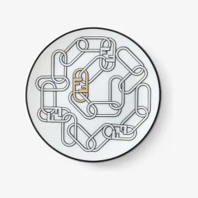 芬迪/Fendi Fendi O’Lock面包盘白色瓷质面包盘 7AC050ALW5F0GCE 8056582413440