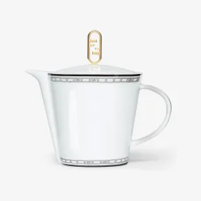 芬迪/Fendi Fendi O’Lock咖啡壶白色瓷质咖啡壶 7AC060ALW1F0V3B 8056582406350