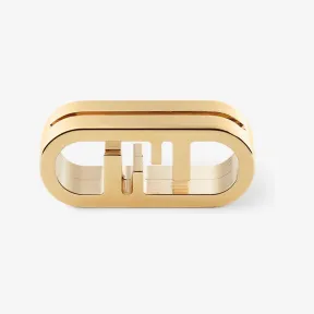 芬迪/Fendi Fendi O’Lock席位牌金色金属席位牌 7AC067B08F0CFK 8056582420875