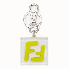 芬迪/Fendi 钥匙圈_透明黄色有机玻璃钥匙圈 7AP028 WN5 F17TU