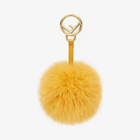 芬迪/Fendi POM-POM吊饰_黄色皮草材质 7AR259 A5T XF0PXA