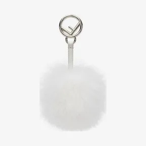 芬迪/Fendi POM-POM吊饰_白色狐狸皮吊饰 7AR259 A5T XF0W6Q