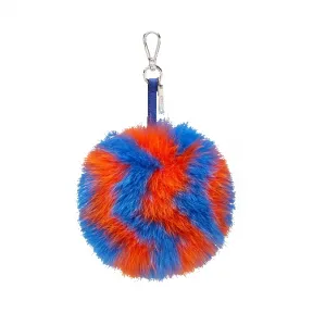 芬迪/Fendi 男士郁金香红色POMPOM CHARM狐狸毛挂饰 7AR535 OE4 F08DB