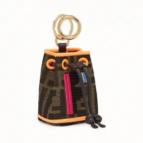 芬迪/Fendi NANO MON TRESOR吊饰_ Roma Amor布料吊饰 7AR762 A85 FF174F