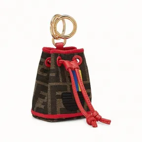 芬迪/Fendi NANO MON TRESOR吊饰_ Roma Amor布料吊饰 7AR762 A85 JF174A