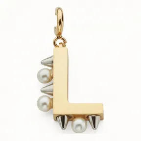 芬迪/Fendi ABCHIC L_珍珠和铆钉吊饰 7ARM0L A1L DF0F0N