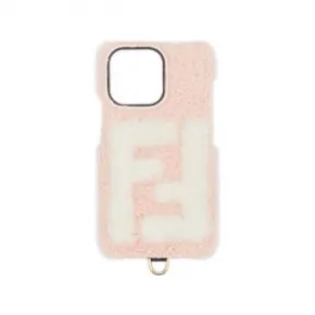 芬迪/Fendi 智能手机套 - 粉红 FF羊皮套    7AS107AL9YF1J47