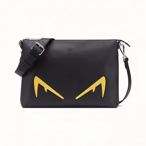 芬迪/Fendi 信差包_黑色皮革手袋 7VA470 A80 JF0R2A