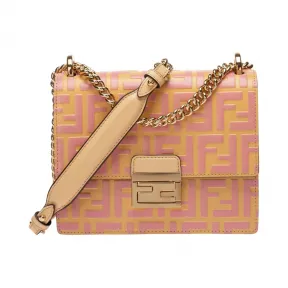 芬迪/Fendi  粉红色 牛皮 女士 斜挎包 8M0417A659F1B1I