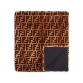 芬迪/Fendi 貂绒毯-FF Logo 貂绒毯 BUJ123A1QIF0GGE