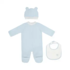 芬迪/Fendi 浅蓝色棉质婴儿套装-婴儿套装-FENDI芬迪中国官网 BUK076AEX1F19J4-8058613429222