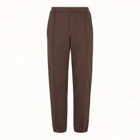 芬迪/Fendi 长裤_棕色棉织长裤 FB0461 A1B QF0QD5