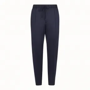 芬迪/Fendi 长裤_蓝色针织长裤 FB0479 A8N 9F0QA2