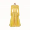 芬迪/Fendi 女士 黄色透明硬纱裙装 FDA660A8GLF18DQ