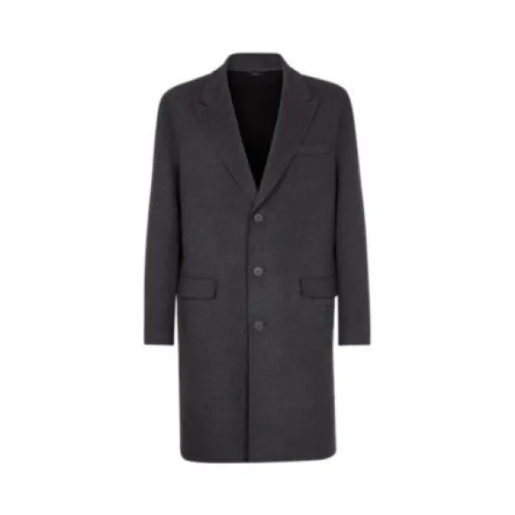 芬迪/Fendi 灰色羊绒外套-男士成衣-FENDI芬迪中国官网 FF0642AI6RF0P60-8056867772040