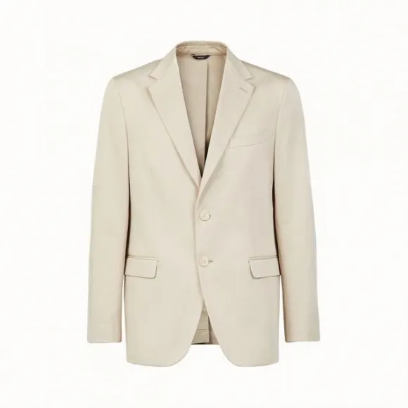 芬迪/Fendi 白色棉质休闲西装 FJ0234ABAUF0GQK