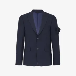 芬迪/Fendi 夹克-蓝色羊毛休闲西装-男士夹克与西装 FJ0721AM86F1J79 8056582482231