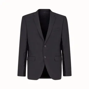 芬迪/Fendi 黑色羊毛休闲西装 FJ0853AANGF0QA1