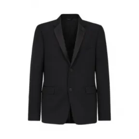 芬迪/Fendi 黑色羊毛休闲西装 FJ0853-AGZL-F0QA1