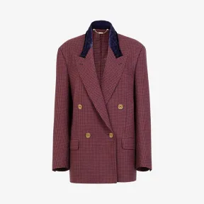 芬迪/Fendi Vichy羊毛休闲西装 FJ7092AC6RF1BGW