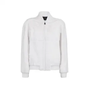 芬迪/Fendi 飞行员外套 - 白色貂毛飞行员外套 FME190JS7F0ZNE