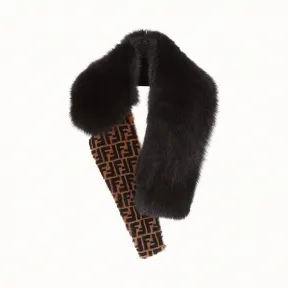 芬迪/Fendi 衣领_黑色狐皮衣领 FNG496 A7V BF15N3