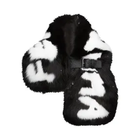 芬迪/Fendi 黑色BUCKLE女士围脖 FNL121 4C8 F0RWK