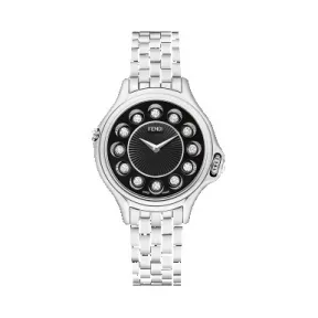 芬迪/Fendi 黑色金属腕表 FOR243 GGX F0QA1