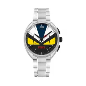 芬迪/Fendi 男士抛光磨砂精钢表壳 FOR296 NAK F0QA1