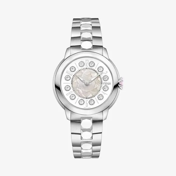 芬迪/Fendi  ISHINE_38毫米 - 带旋转宝石的腕表 FOW421 A12 DF10R3