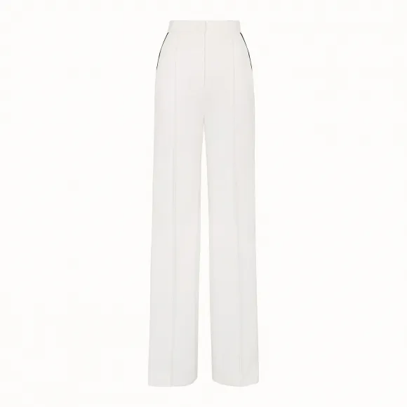 芬迪/Fendi 长裤_白色针织长裤 FR6166 A5H JF0ZNM