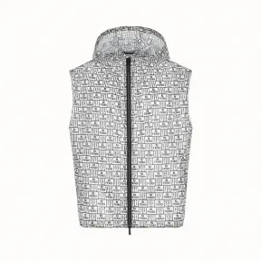 芬迪/Fendi 背心_灰色透明硬纱背心 FT0040 A8N CF0W90