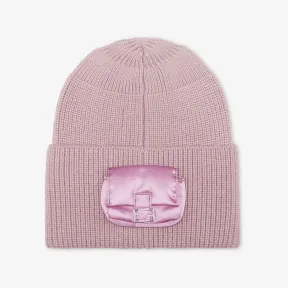 芬迪/Fendi 针织帽-紫色羊毛帽-女士帽子和手套 FXQ938ANB1F0KWF 8056582358895