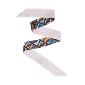 芬迪/Fendi 绑带_拼色真丝细丝巾 FXT011 A1C 9F0QA1