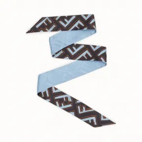 芬迪/Fendi 绑带_蓝色真丝抹胸 FXT011 A66 8F0QA2