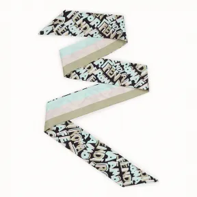 芬迪/Fendi 绑带_绿色真丝抹胸 FXT011 A7O IF0QG2