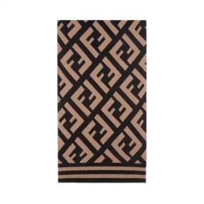 芬迪/Fendi FF经典图案羊毛混纺围巾-FENDI芬迪官网 FXT251A2OJF0QB8-8059974139782