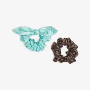 芬迪/Fendi 松紧发带-拼色有机桑蚕丝松紧发带双件套-女士发饰 FXT268ANB5F1K5Y 8056582567402