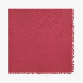 芬迪/Fendi FF披肩_红色真丝羊毛披巾 FXT924 9EA F10KG