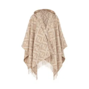 芬迪/Fendi 米色羊绒斗篷-FENDI芬迪中国官网 FXX711AEOSF0QB8-8056867884620