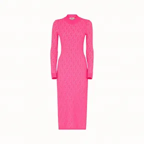 芬迪/Fendi 女士 Fendi Prints On人造丝洋装 FZD816AAELF0N7F