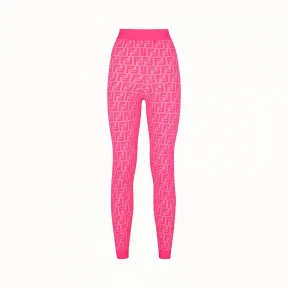 芬迪/Fendi 女士 Fendi Prints On人造丝紧身裤 FZR706AAELF0N7F