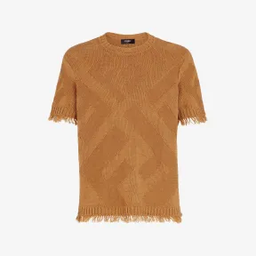 芬迪/Fendi 毛衣-棕色棉质毛衣-男士针织衫 FZX144AN3TF1FLO 8056582875484