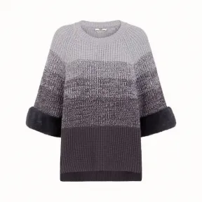 芬迪/Fendi 毛衣_灰色羊毛毛衣 FZY850 A8K TF16WQ