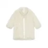 芬迪/Fendi 儿童外套 - 奶油色马海毛儿童外套 JFA164ALO1F1IHA