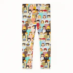 芬迪/Fendi 紧身裤_拼色针织紧身裤 JFF145 A69 VF0ZA0