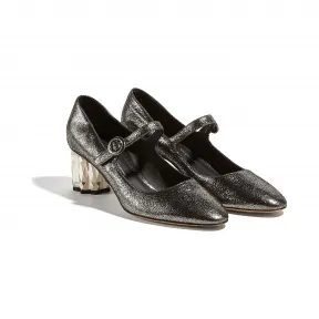 菲拉格慕/Salvatore Ferragamo 花朵造型鞋跟玛丽珍鞋 01Q032_718282