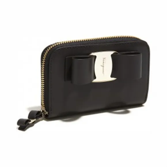 菲拉格慕/Salvatore Ferragamo Vara蝴蝶结名片夹 22D288_716068