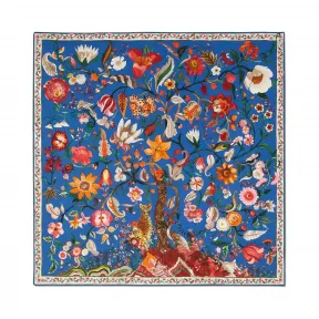 菲拉格慕/Salvatore Ferragamo 生命之树印花真丝方巾 317485_715594